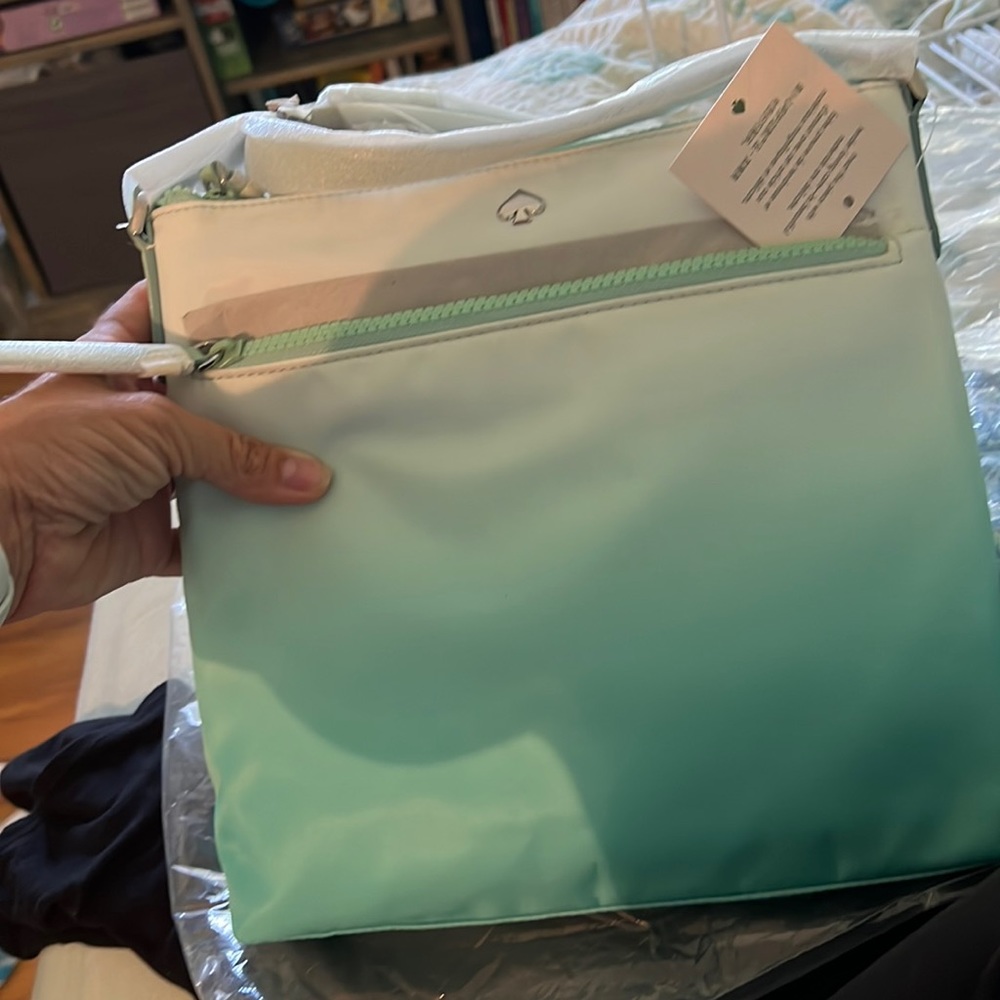 Kate spade cross body bag. Green. New with tags